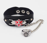 Bracelet l'attaque des titans et One piece + bague en métal