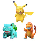 Figurine statuette Pokémon de Pikachu grimace
