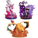 Figurine statuette Pokémon de Dracaufeu, Mewtwo et Ectoplasma