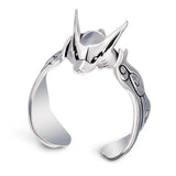 Bague ajustable naruto en argent Kyûbi (kurama)