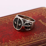 Bague en argent logo Deadpool