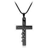 Pendentif en argent Death note (croix,L,death note etc...)