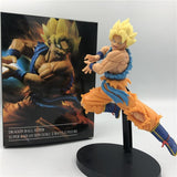 Figurine statuette Dragon Ball de 22 cm de Son Goku Super Saiyan faisant un kamehameha