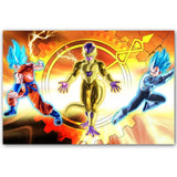 Posters Dragon Ball Z de (Gohan,Goku,Vegeta,Freezer)