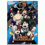 Poster My Hero Academia des personnages principaux