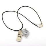 Pendentif bandeau frontal naruto et symbole du village caché de konoha