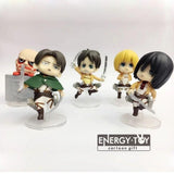 Lot de 5 figurines statuettes L'Attaque des Titans