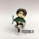 Lot de 5 figurines statuettes L'Attaque des Titans