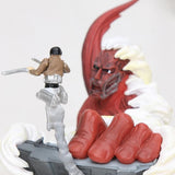 Lot de 4 figurines statuettes L'Attaque des Titans