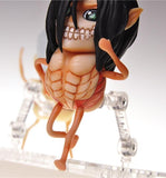 Lot de 2 figurines statuettes L'Attaque des Titans de Reiner et Eren