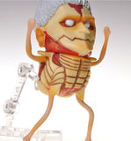 Lot de 2 figurines statuettes L'Attaque des Titans de Reiner et Eren