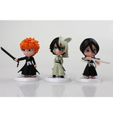 Lot de 6 figurines statuettes Bleach
