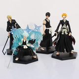 Lot de 4 figurines statuette  Bleach (Ichigo Toushirou Rangiku Sousuke)