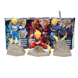 Figurine statuette dragon ball de Trunks Vegeta goku