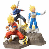 Figurine statuette dragon ball de Trunks Vegeta goku