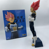 Figurine statuette dragon ball de vegeta super saiyan rosé