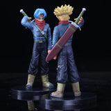 Figurine statuette dragon ball de Trunks cheuveux bleus & ssj