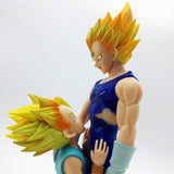 Figurine Dragon Ball de Vegeta & Trunks (scène mythique)