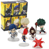 Lot de figurines statuette My Hero Academia des personnages principaux
