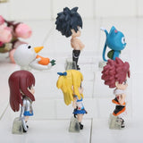 Lot de 6 figurines statuettes Fairy Tail