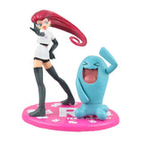 Figurine statuette Pokémon de Jessie & Qulbutoké