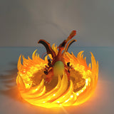 Figurine statuette Pokémon de Dracaufeu LED
