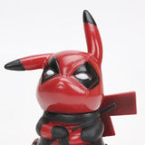 Figurine statuette Pokémon de Pikachu Cosplay Deadpool
