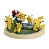 Figurine statuette Pokémon de Sacha & Pikachu