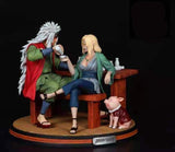 Statue statuette Naruto de Jiraya & Tsunade
