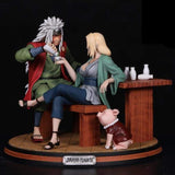 Statue statuette Naruto de Jiraya & Tsunade
