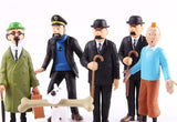 Lot de 6 figurines Tintin