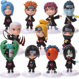 Lot de 11 Figurine statuette Naruto de l'Akatsuki