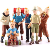 Lot de 6 figurines de Tintin