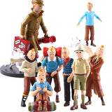 Lot de 6 figurines de Tintin