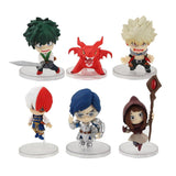 Lot de figurines statuette My Hero Academia des personnages principaux