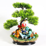 Figurine statuette Pokémon de Sacha & Pikachu