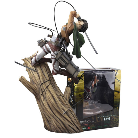 Figurine statuette L'attaque des Titans de Livaï Ackerman