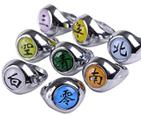 Bague ajustable Naruto de tous les membres de l’Akatsuki