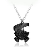 Pendentif tokyo ghoul du masque de Ken Kaneki (noir,argent,or)
