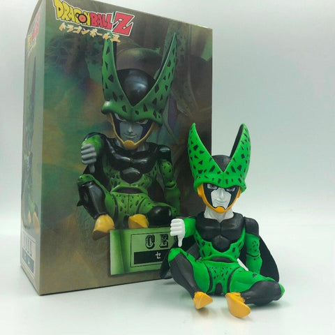 figurine statuette Dragon Ball de 13cm de Cell Ultimate faisant un signe de pouce baissé 