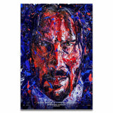 Poster John Week film 3 (style peinture)