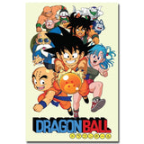 Poster Dragon ball de Sangoku et ses amis