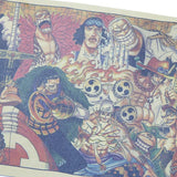 Toile One piece contenant tous les personnages principaux du manga
