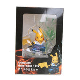 Figurines statuette Pokémon de Pikachu Cosplay Naruto, Sasuke et Sakura