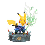 Figurines statuette Pokémon de Pikachu Cosplay Naruto, Sasuke et Sakura