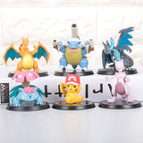 Lot de 6 figurines statuettes Pokémon