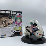 Figurine Dragon Ball de Son Goku & Bulma en moto